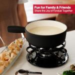 Swissmar Lugano Cast Iron Cheese Fondue Set
