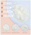 Elegant Tea Party Fascinator Headband with Flowers