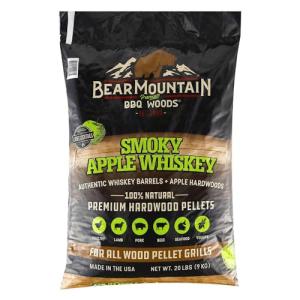 Bear Mountain BBQ Apple Whiskey Smoker Pellets 20lb