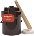 1/2 Gallon Ceramic Fermentation Crock with Accessories