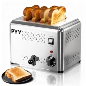 PYY 4-Slice Commercial Toaster with Adjustable Settings
