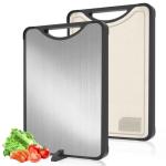 Double Sided Stainless Steel Cutting Board