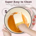 Umite Chef 5QT Pink Enameled Cast Iron Dutch Oven