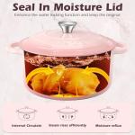 Umite Chef 5QT Pink Enameled Cast Iron Dutch Oven