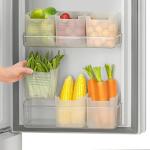 Fridge Organizer Box Set - 6 Clear Containers