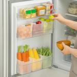 Fridge Organizer Box Set - 6 Clear Containers