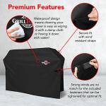 Heavy Duty Waterproof BBQ Grill Cover, 58 Inch
