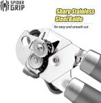 Spider Grip Manual Can Opener with Easy Lid Lift