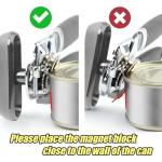 Spider Grip Manual Can Opener with Easy Lid Lift