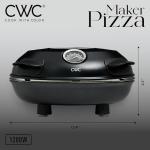 Cook With Color Electric Indoor Pizza Oven - Black
