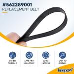 KEEPOW Vacuum Belt for Hoover Windtunnel (2 Pack)