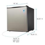 Avanti Compact Mini Fridge with Adjustable Temp Control