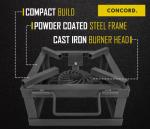 Concord 12" Single Propane Outdoor Burner 100,000 BTU