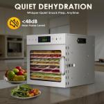HOPERAN Digital Food Dehydrator with 8 Trays