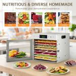 HOPERAN Digital Food Dehydrator with 8 Trays
