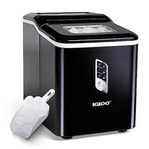 Igloo Self-Cleaning Countertop Ice Maker, 26 lbs/24 hrs