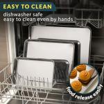 Stainless Steel Non-Stick Cookie Sheet Set of 3