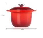 Le Creuset Cast Iron Rice Pot with Lid, 2.25 qt