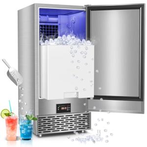Under Counter Commercial Ice Maker, 120Lbs/Day