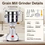 Goldtouch High-Speed Electric Grain Mill Grinder