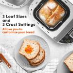 Elite Gourmet Programmable Bread Maker with Ceramic Pan