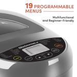 Elite Gourmet Programmable Bread Maker with Ceramic Pan