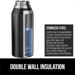 GORILLA GRIP 40 oz Insulated Water Bottle