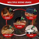 Digital Meat Thermometer with Backlight and Waterproof Design