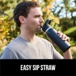 GORILLA GRIP 40 oz Insulated Water Bottle