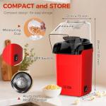 OSTBA 1200W Compact Electric Air Popcorn Maker