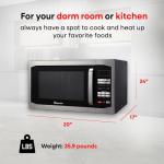 Magic Chef 1.6 Cu. Ft. Stainless Steel Microwave