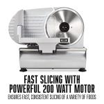 Weston Electric Deli Meat Slicer with Adjustable Thickness