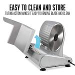 Weston Electric Deli Meat Slicer with Adjustable Thickness