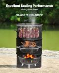 VEVOR 18.5" Charcoal Smoker Grill for BBQ Fun