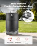 VEVOR 18.5" Charcoal Smoker Grill for BBQ Fun