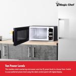 Magic Chef 1.6 Cu. Ft. Stainless Steel Microwave