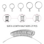27-Piece Stainless Steel Ring Sizer Kit