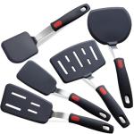5-Pack Heat Resistant Silicone Spatula Set