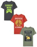 Kids' Taco and Pizza Graphic T-Shirts 3-Pack
