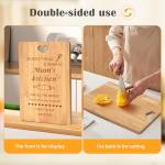 Personalized Bamboo Cutting Board for Mom's Day