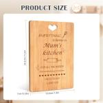 Personalized Bamboo Cutting Board for Mom's Day