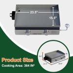 Portable 23-Inch Propane Gas Griddle for Outdoor Cooking