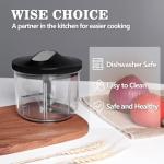 LHS Manual Vegetable Chopper and Food Processor 1000ML