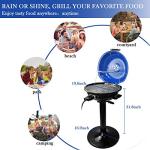 Techwood 15-Serving Electric BBQ Grill, Portable Design