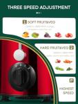 HOUSNAT 400W Centrifugal Juicer with 3 Speeds