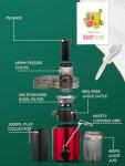 HOUSNAT 400W Centrifugal Juicer with 3 Speeds