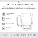 JoyJolt Double Wall Insulated Coffee Cups Set