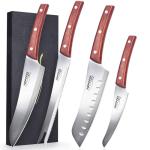 Topfeel 4-Piece Ultra Sharp Chef Knife Set
