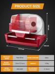 FOHERE 250W Electric Meat Slicer with Blades