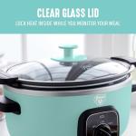 GreenLife 3.5QT Programmable Slow Cooker, Turquoise
